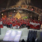 Unsere Jugend bei der Eröffnungsfeier der INTERNATIONAL CHILDREN’S GAMES