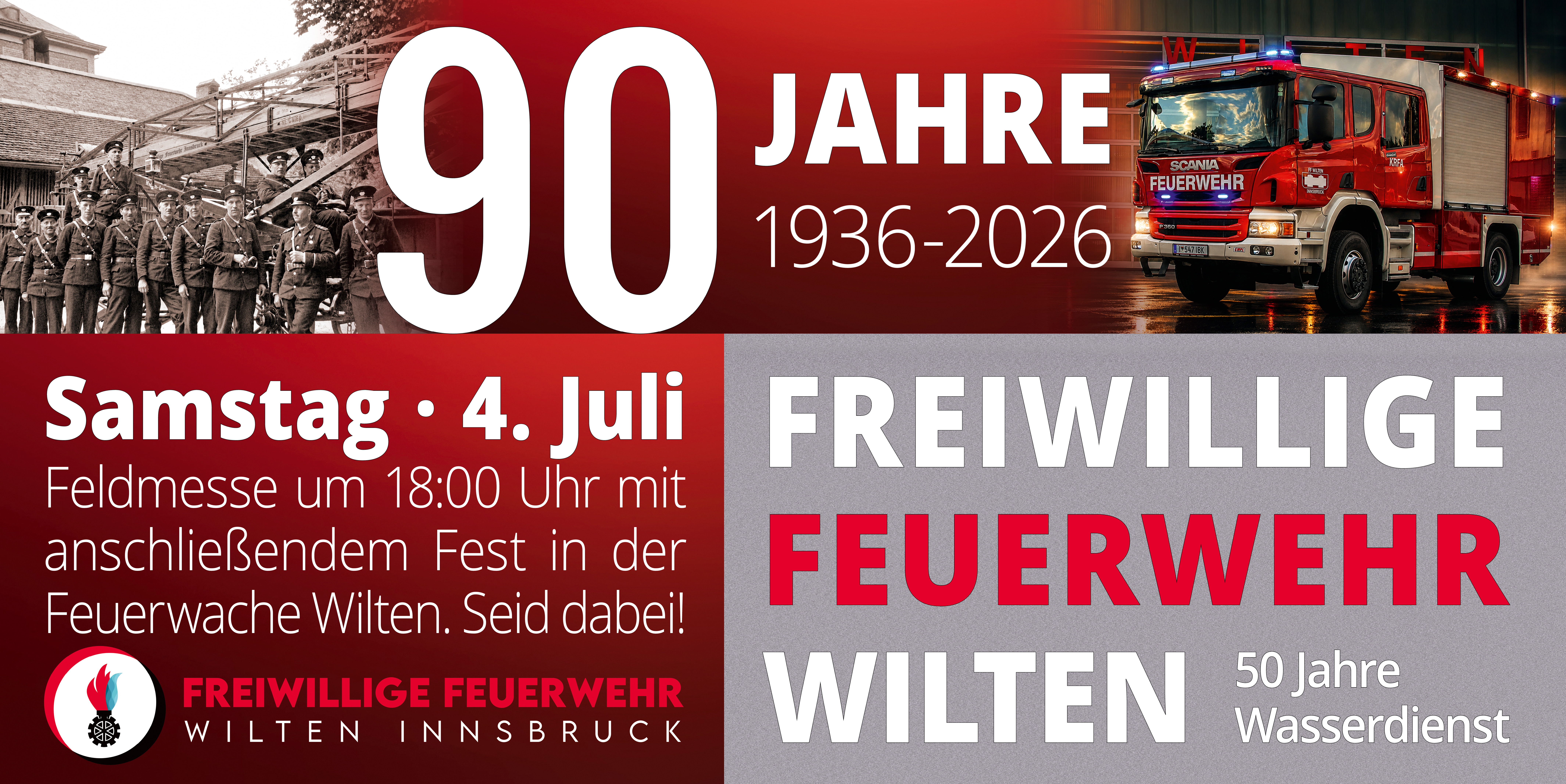 90 Jahre Freiwillige Feuerwehr Wilten